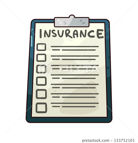 illustration of Insurance Checklist 133752101