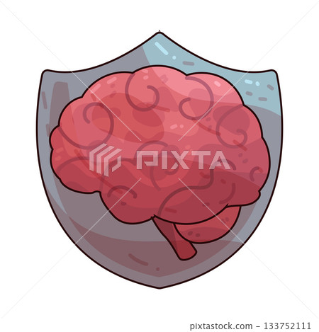 illustration of Brain Protection-插圖素材 [133752111] - PIXTA圖庫