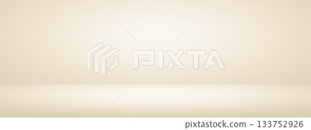 Limbo beige background. Abstract studio gradient bg. Modern banner with empty space for advertising text. Vector illustration. Limbo beige background. Abstract studio gradient bg. Modern banner with empty space for advertising text. Vector illustration. 133752926