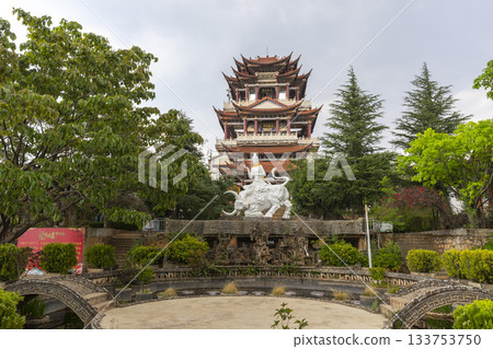 Tianjing Temple at Luoquan in Dali, China 133753750