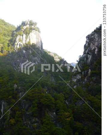 Scenic view of Shosenkyo 133753756