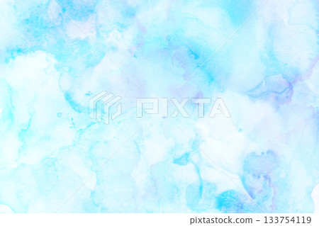 可愛的水彩背景 133754119