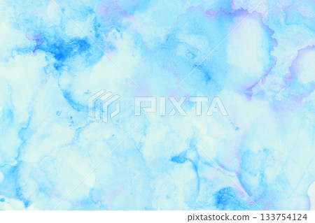 可愛的水彩背景 133754124