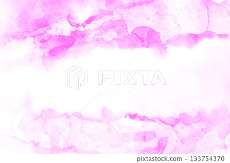 可愛的水彩背景 133754370