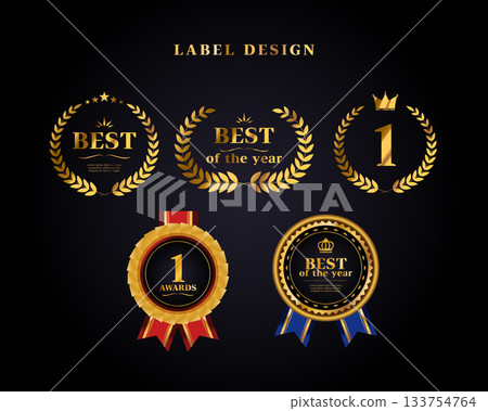 Premium Gold Label Template Premium Gold Label Template 133754764