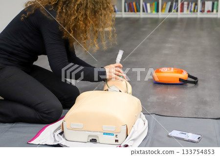 first aid course - company safety - cardiac massage - Basic Life Support 133754853