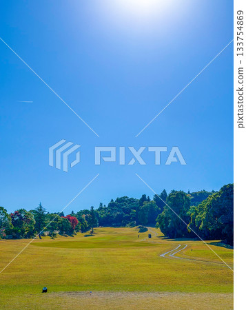 A view of the fairway at Kainan Kogen Country Club on a clear day 133754869