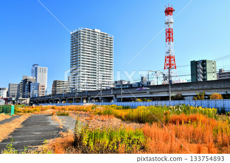 西武鐵道練馬站西側一小段區域的景色（東京都練馬區）[2025年12月] 133754893