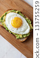 sandwich with avocado and egg 133755259