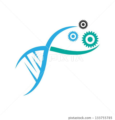 DNA icon logo design DNA icon logo design 133755785