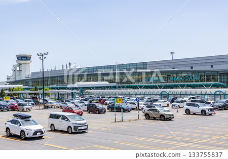 Hakodate City, Hokkaido, Hakodate Airport on a sunny day Hakodate City, Hokkaido, Hakodate Airport on a sunny day 133755837