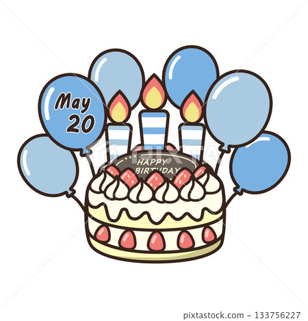 birthday cake	 133756227