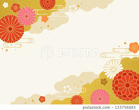 日式新年背景素材 1 133756883