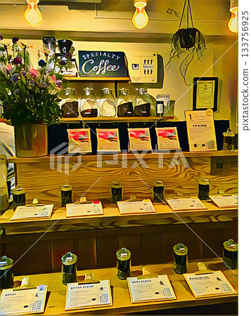 Specialty coffee shop 133756925