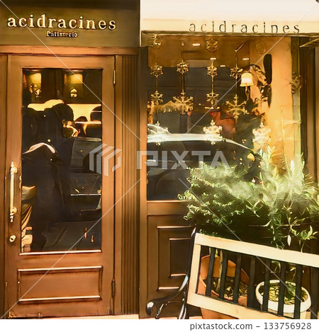 osaka, facade, patisserie 133756928