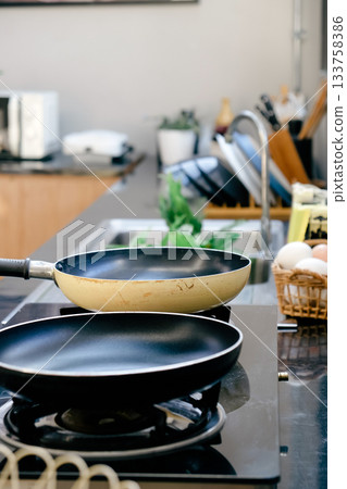 Furniture and kitchen utensils. Furniture and kitchen utensils. 133758386