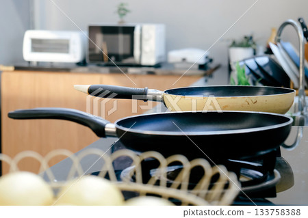 Furniture and kitchen utensils. Furniture and kitchen utensils. 133758388