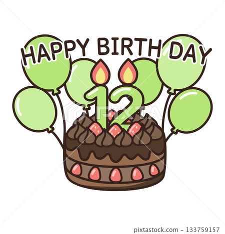 生日巧克力蛋糕 133759157