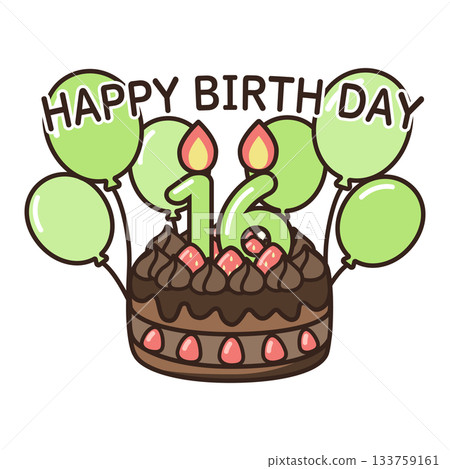 生日巧克力蛋糕 133759161