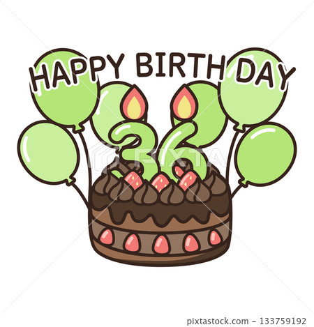 生日巧克力蛋糕 133759192