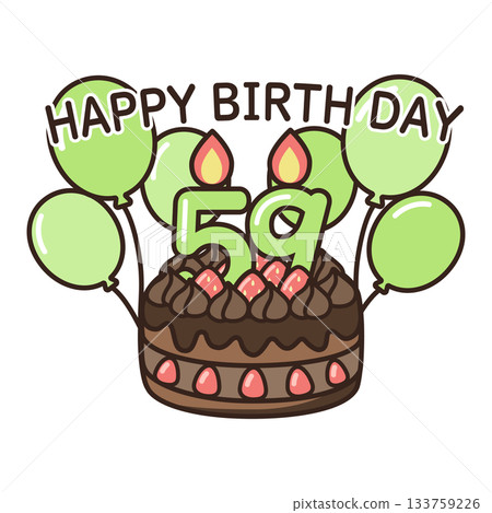 生日巧克力蛋糕 133759226