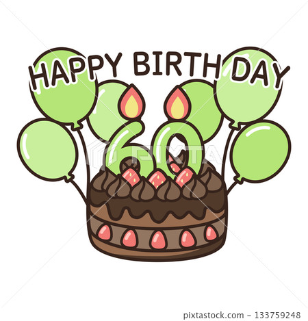 生日巧克力蛋糕 133759248