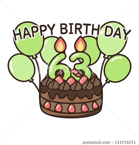 生日巧克力蛋糕 133759251