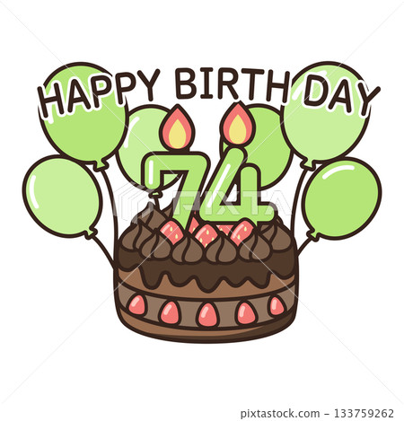 生日巧克力蛋糕 133759262