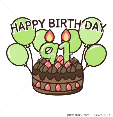 生日巧克力蛋糕 133759283