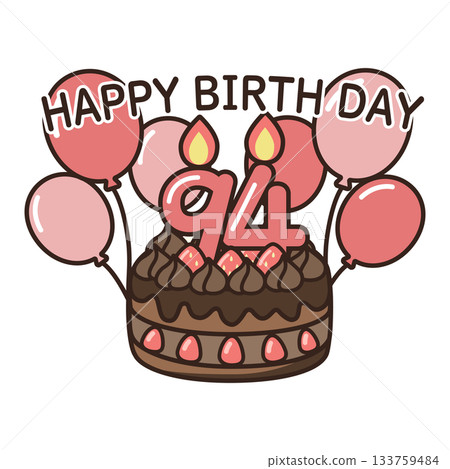 生日巧克力蛋糕 133759484