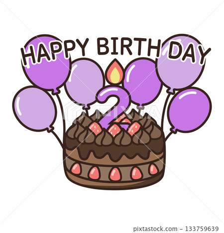 生日巧克力蛋糕 生日巧克力蛋糕 133759639