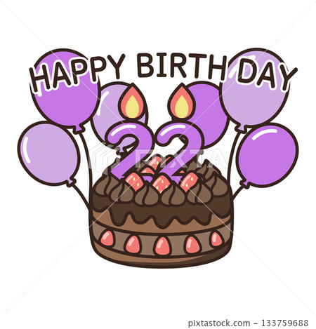 生日巧克力蛋糕 133759688