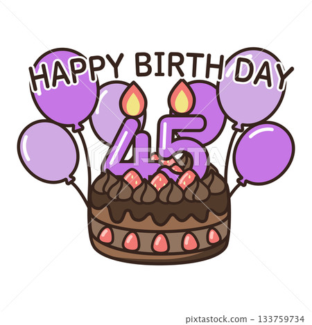 生日巧克力蛋糕 133759734