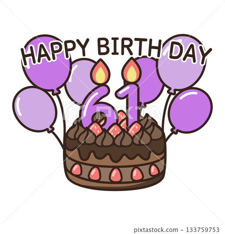 生日巧克力蛋糕 133759753