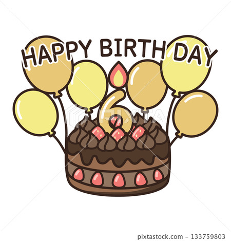 生日巧克力蛋糕 生日巧克力蛋糕 133759803