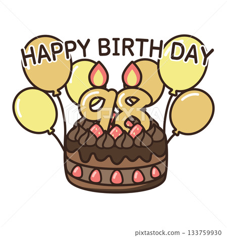 生日巧克力蛋糕 生日巧克力蛋糕 133759930