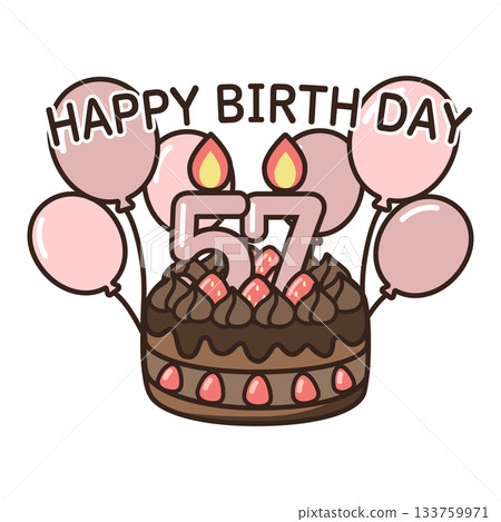 生日巧克力蛋糕 133759971