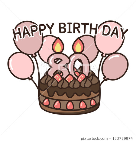 生日巧克力蛋糕 133759974