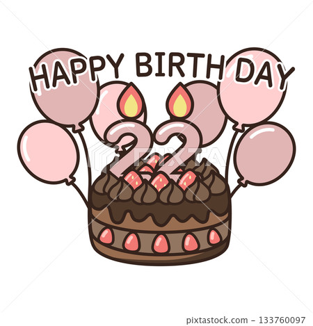 生日巧克力蛋糕 133760097