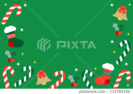 Cute Christmas New Year card illustration vector Cute Christmas New Year card illustration vector 133760198