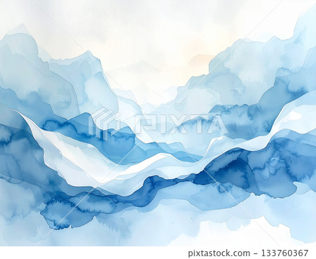 層疊抽象圖案,以淺藍色點綴 層疊抽象圖案,以淺藍色點綴 133760367