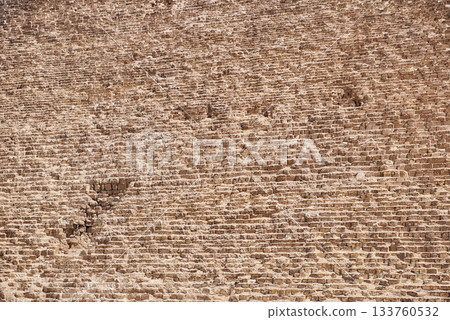 Detail of the Great Pyramid of Giza, Egypt Detail of the Great Pyramid of Giza, Egypt 133760532