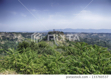 Historic Civita di Bagnoregio Perched on a Remote Italian Hilltop 133760537