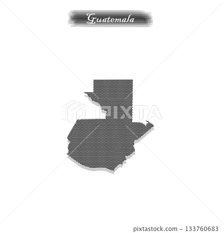 guetemala map icon vectors illustration. guetemala map icon vectors illustration. 133760683