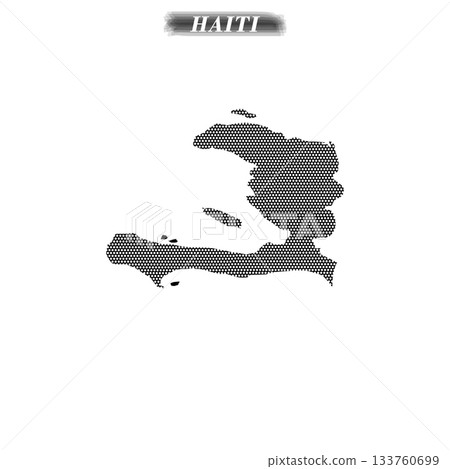 Haiti map icon black color vectors illustration. 133760699