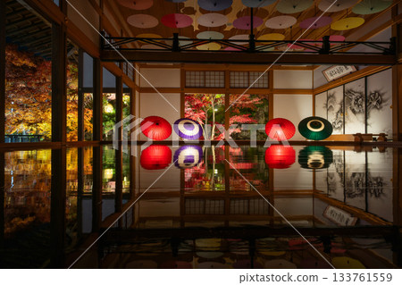 奉德寺的地板楓木燈飾 奉德寺的地板楓木燈飾 133761559