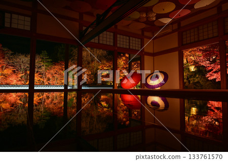 奉德寺的地板楓木燈飾 奉德寺的地板楓木燈飾 133761570