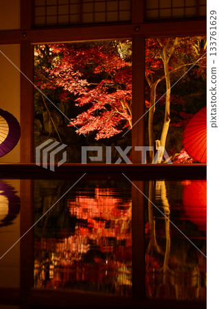 奉德寺的地板楓木燈飾 奉德寺的地板楓木燈飾 133761629