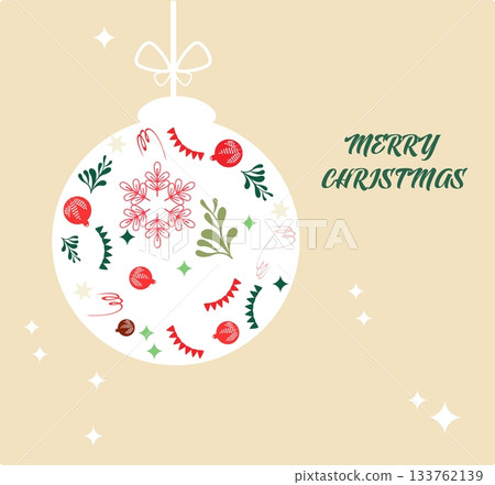 Christmas vector illustrations Christmas vector illustrations 133762139
