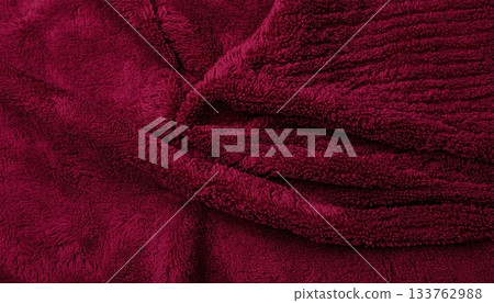 AI Image: Wine-red towel texture AI Image: Wine-red towel texture 133762988